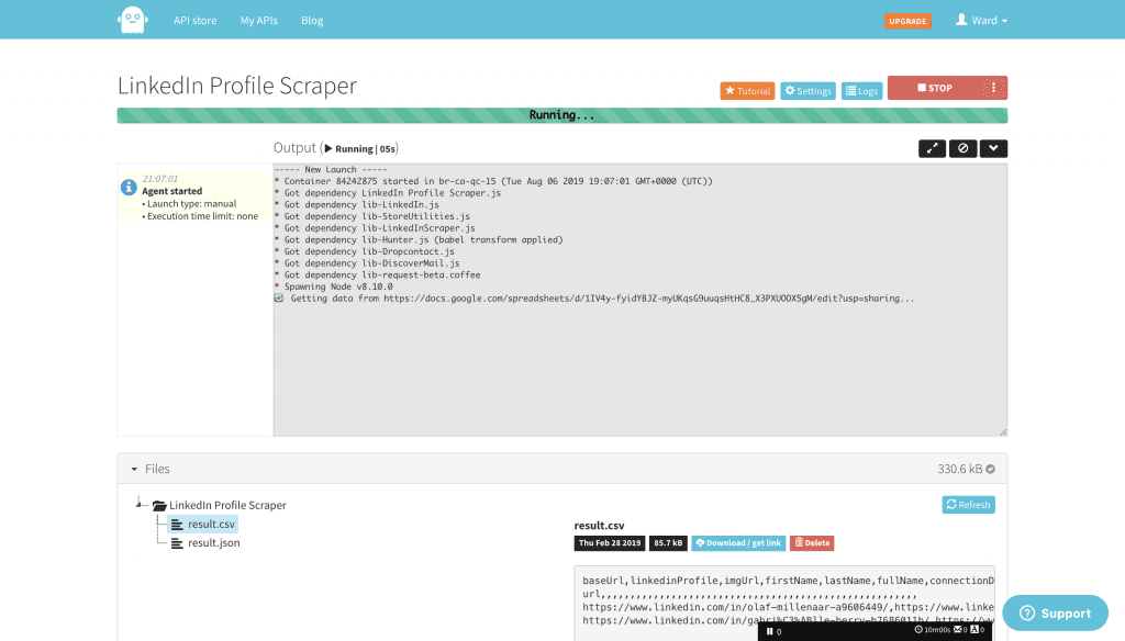 Screenshot Phantom Buster Dashboard